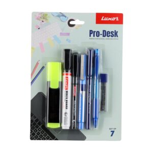 Luxor Pro-Desk Set of 7 Assorted Co...
