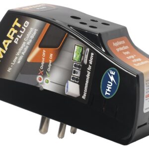 6 Amp Smart Plug (Black) Voltage Pr...