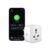 Qubo 10A Wi-Fi + Bluetooth Smart Plug | Energy Monitoring | Ideal for Small Devices Like TVs, Air Purifiers, Mobile & Laptop Chargers | Voice Control with Alexa & Google Assistant | From Hero Group