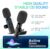 Dsynk Gear K9 Dual Wireless Lavalier Microphone for Smartphones | Noise-Canceling Clip-On Mic with Receiver for Interviews, Vlogging, YouTube & Reels