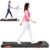 Sparnod Fitness STH-3002 Home Use Walking Pad & Treadmill | Compact, Ultra-Slim, Ready to Use | Shock Absorption | LED Display | 2% Manual Incline | 100 Kg Capacity