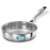 Hawkins Pro 18 cm Frying Pan, Triply Stainless Steel Fry Pan with Stainless Steel Handle, Silver (PSF18)
