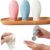 GONIPIMI Travel Bottles for Toiletries, 3 Pcs Portable Silicone Travel Container Set for Shampoo, Hand Wash, Lotion Leakproof Squeeze Refillable Mini Travel Essentials for Women Travel Accessories