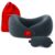 Trajectory Travel Neck Pillow Memory Foam with Eye Mask and Carry Bag 3in1 Combo for Sleeping in Airplane Flight, Cab, Car, Train, Bus for Men and Women Grey(As seen on Shark Tank)