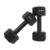 Lifelong PVC Hex Fixed Dumbbells Pack of 2 (2kg*2) Black Color for Home Gym Equipment Fitness Barbell|Gym Exercise|Home Workout|For Men & Women (6 Months Warranty)