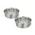 Amazon Basics Heavy Dog Bowl | Large Size | Stainless Steel | Feeding Bowls for Dog, Cats and Pet | Pack of 2 x 1600 ml