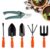 Cinagro Garden Tools Kit (Set of 6) Weeder, 2 Trowels, Hand Fork, Cultivator, Pruner | Gardening Tools Kit for Home Garden, Indoor and Outdoor Gardening for Plants and Soil