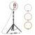 Tygot 10 Inches Big LED Ring Light for Camera, Phone tiktok YouTube Video Shooting and Makeup, 10″ inch Ring Light with 7 Feet Long Foldable and Lightweight Tripod Stand