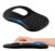 EooCoo Mouse Pad Wrist Support with Massage Design,Ergonomic Mouse Mat,Mousepad Wrist Rest Pain Relief with Memory Foam&Non-Slip Silicone Base,Gaming Mouse Pads for Desk Accessories (12×8 inch,Black)