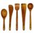 Neem Wood Dosa Spoon & Cooking Utensil Set of 5 | Natural Wooden Spatula, Ladle & Serving Spoons | Non-Stick Safe, Eco-Friendly Kitchen Tools