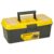 STANLEY 1-71-948 13” Organized Maestro Heavy-Duty Portable Plastic Essential Toolbox With Clear Top Lid & Removable Tray Compartment For Easy & Convenient Storage,1 Year Warranty,YELLOW,32×13.5×15 cm
