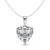 HighSpark 925 Silver Solitaire Heart Pendant with Chain For Women | 92.5 Sterling Silver & Diamond like Brilliance Sparkling Zirconia for that Stunning Shine | Lovely Gift