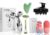Jade Roller With Gau sha Stone, 3D Roller Massager, Head Scalp Shamppoo Massager Brush, Ice Roller, Face Massager (Multi Color)