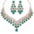 Shining Diva Fashion Latest Stylish Design Fancy Wedding Party Crystal Diamonds Necklace Jewellery Set for Women