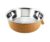 Foodie Puppies Stainless Steel Pet Feeding Woven Bowl – 1500ml (Brown – Large) for Medium to Large Dogs | Sturdy Base, Food/Water Feeding Bowl | Non-Toxic & 100% Safe for Pets