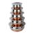 KC Stainless Steel Copper Bottom Kitchen Serving, Cooking Bowl | Biryani Handi | Handi Set 5-Pieces with Cover