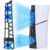 ZORBES® LED Fan for PS5 Slim Console,Quiet Cooler with Memory Function,Accessory with 3 Fans & USB 3.0 Port Compatible Playstation5 Slim Digital & Discs Edition Cooling Fan for PS5 Accessories