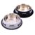 Pets Empire Dog Bowl| Anti-Skid Stainless Steel Bowls for Puppy and Cat | Food & Water Bowl | Cat Bowl | Gifts for Dogs Birthday | Black & Grey Color Combo, Medium Size – 700ml