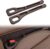 Scalebee Pack of 2 Car Seat Side Gap Filler Organizer – EVA Car Organizer Fills Gap Between Seat & Console, Universal Fit with Buckle Base, Car Phone Holder Gap Pad for Cars, & SUVs (Brown)