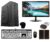 Desktop Computer Set with i5 3470, 8GB RAM, 256GB SSD, 19-inch Monitor, Keyboard, Mouse, WiFi, Speakers, Windows 10, Black