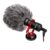 amazon basics Cardioid Shotgun Microphone | Real Time Monitoring Compatible with iPhone/Android Smartphones, DSLR Cameras Camcorders for Live Streaming & Audio Recording
