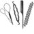 Hair Braid Maker Hair Styling Accessories Ponytail Hair Twist Tool Magic French Braid Tool/Bump Up Volume Hair Inserts/Topsy Tail Kit/Bun Maker/Hair Comb for Women…