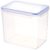 Aristo Lock & Fresh 304 Plastic Storage Container For Storing grains, pulses, rice, wheat etc – 4400 ML, Transparent Clear, large (LOCK&FRESH304) (22 x 15.5 x 19cm)