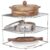 Stainless Steel 3-Tier Countertop Storage Rack For Corners, Multipurpose Kitchen Plate Dish Corner Shelf, Rack Stand Holder