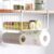 Bianco 12 Inch Multifunctional Kitchen Storage Basket Under Cabinet Storage Shelf Basket Wire Rack Organizer Versatile Durable Space Saving Convenient White Standard Pack of 1