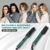 Hair Styler Comb – 5-in-1 Electric Hair Styling Tool for Drying, Straightening, Curling, Combing & Volumizing – PTC Ceramic Heater & Negative Ion Technology – Auto Shut-Off (Green)