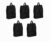 SWAZE Premium Shoe Bag for Travel | Shoe Pouch, Shoe Cover for Storage, Shoe Bags for Travelling, Shoe Organizer for Travel, Shoes Packing Pouch, Shoe Pouch for Storage & Washable Covers (BLACK 5 pcs)