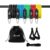 Cult Resistance Bands Set of 11 with Handles, Door Anchor, Ankle Straps & Carry Bag – Heavy Duty Toning Tubes for Full Body Workout, Strength Training, Home Gym & Fitness (Up to 45kg Resistance)