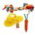 Foodie Puppies 3-in-1 Cotton Rope Chew Toy Combo for Small Dogs & Puppies | Durable, Safe Braided Rope Toys for Teething, Playing, Fetching & Training (2Knot, Carrot and Slipper) (Color May Vary)