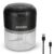 AGARO Elite Rechargeable Mini Electric Chopper, Food Grade Bowl, Stainless Steel Blades, One Touch Operation, for Mincing Garlic, Ginger, Onion, Vegetable, Meat, Nuts, 250 Ml, Black.