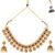 Fashion Frill Necklace Set For Women | Pearls jewellery set for Women | Gold plated Jewellery Set | Temple jewellery set for Womens Traditional
