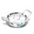 Hawkins Pro 1.5 Litre Deep-Fry Pan, Triply Stainless Steel Kadhai with Steel Handles and Steel Lid, Small Kadhai, Silver (PSK15S)