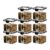 GOLWYN Plastic Kitchen Containers Set, Air Tight Container For Kitchen Storage Set, Kitchen Accessories Items, Kitchen Organizer Items And Storage Containers (Transparent, 700 ML Set Of 8)