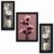 SAF flower pot wall painting for Wall Decoration – Set Of 3, 3d modern art Painting for Living Room Large Size with Frames for Home Decoration, Hotel, Office Paintings 61 cm x 36 cm SANFS36037