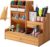 Wood Pen Stand Desk Organizer Pencil Holder Table Organizer For Study Table Stationary Organizers For Office (Diy), Brown