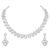 Atasi International Diamond/Stones Necklace Set with Earrings for Women | Stylish Jewellery for Party, Wedding and Festive Occasions | Fashion Accessories