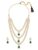 ZAVERI PEARLS Green Dazzling Stones Austrian Diamonds Embellished Layered Necklace & Earring Set For Women-ZPFK18891