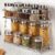 Tabletop Spice Rack For Your Kitchen_Countertop Spice s And Masala Rack 2 -Tiered Shelf And 2 Layer Stainless Steel And Special Countertop Spice Rack-(Pack Of One) (Nhsp)