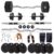 BULLAR Home Gym Set (8-30) kg Home Gym Combo with Curl Rod and Pair of Dumbbell Rods Gym Equipment for Men and Exercise Accessories for Fitness. (10 kg Home Gym Set)