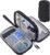 Niwlix Gadget Cable Travel Organizer Pouch Storage Case for USB Cables, Earphones, Power Bank, Chargers, Hard Disk & Other Travel Accessories Travel Organiser Pouch – Black