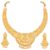 Shining Diva Fashion Latest Choker Design Necklace Set For Women Traditional One Gram Gold Plated Jewellery Set for Women (Golden) (11534s)