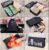 7 Pcs Travel Organizer Pouch Packing Cubes for Clothes Space Savers Bags Cosmetics/Underwear/Socks/Shoes Toiletry Bag Laundry Organiser (Nylon) (Black)